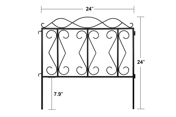 Bordo ornamentale da giardino in acciaio per patio e percorso nel cortile